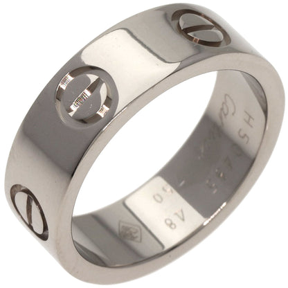 CARTIER   Ring love ring #48 K18 White Gold Ladies