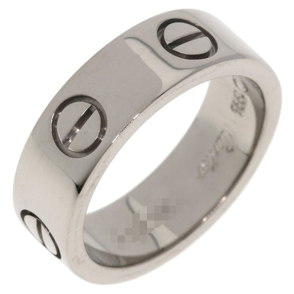 CARTIER love ring #49 Ring K18 White Gold Ladies [Used]