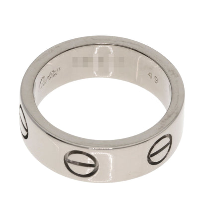 CARTIER love ring #49 Ring K18 White Gold Ladies [Used]