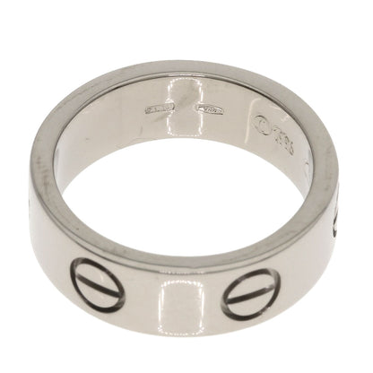 CARTIER love ring #49 Ring K18 White Gold Ladies [Used]