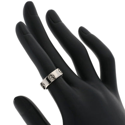 CARTIER love ring #49 Ring K18 White Gold Ladies [Used]