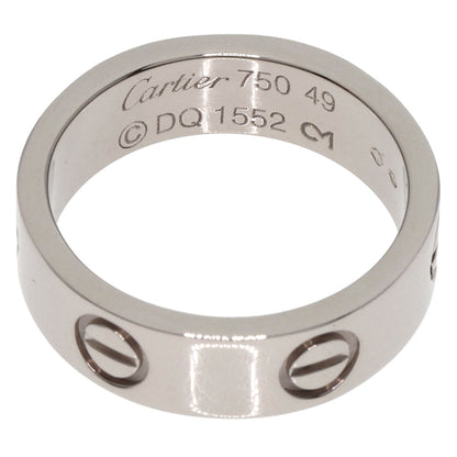 CARTIER   Ring love ring #49 K18 White Gold Ladies