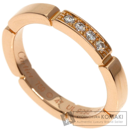 CARTIER   Ring Maillon PANTHERE Diamond # 47 K18 Pink Gold Ladies