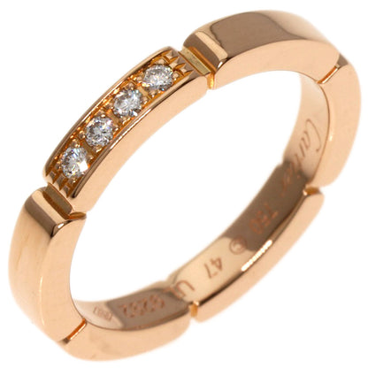 CARTIER   Ring Maillon PANTHERE Diamond # 47 K18 Pink Gold Ladies