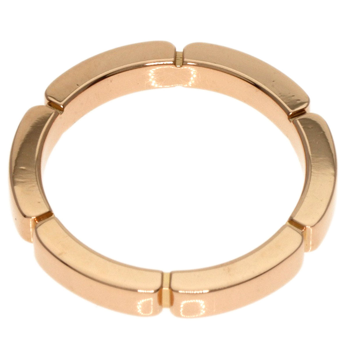 CARTIER   Ring Maillon PANTHERE Diamond # 47 K18 Pink Gold Ladies