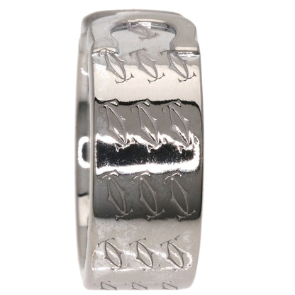 CARTIER   Ring 2C Ring Christmas 2000 #51 K18 White Gold Ladies