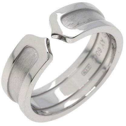 CARTIER   Ring C2 Ring #57 K18 White Gold Ladies