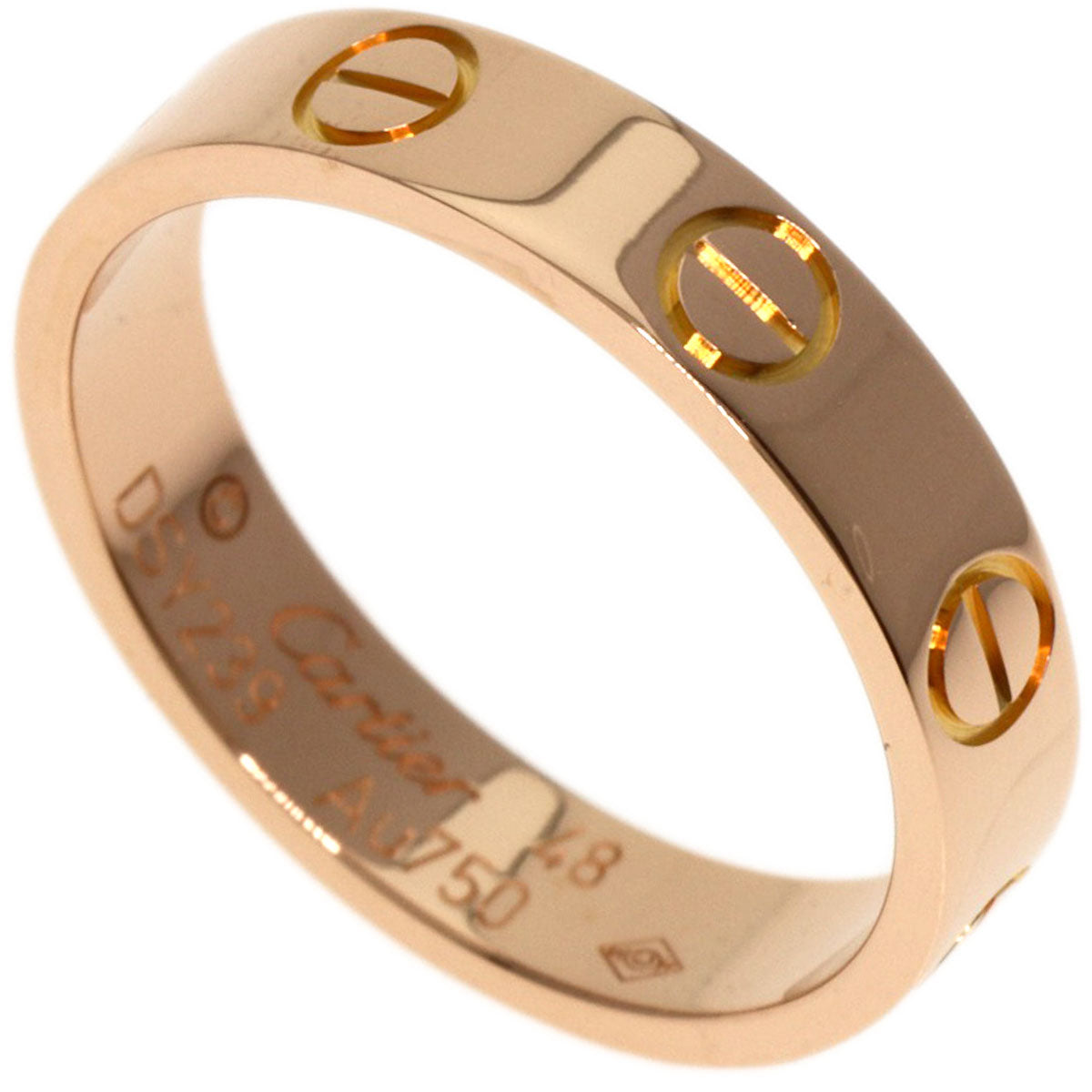 CARTIER   Ring mini love ring #48 K18 Pink Gold Ladies