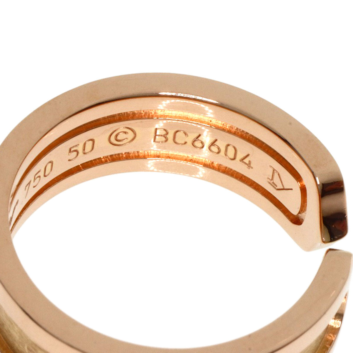 CARTIER   Ring C2 ring SM #50 K18 Pink Gold Ladies