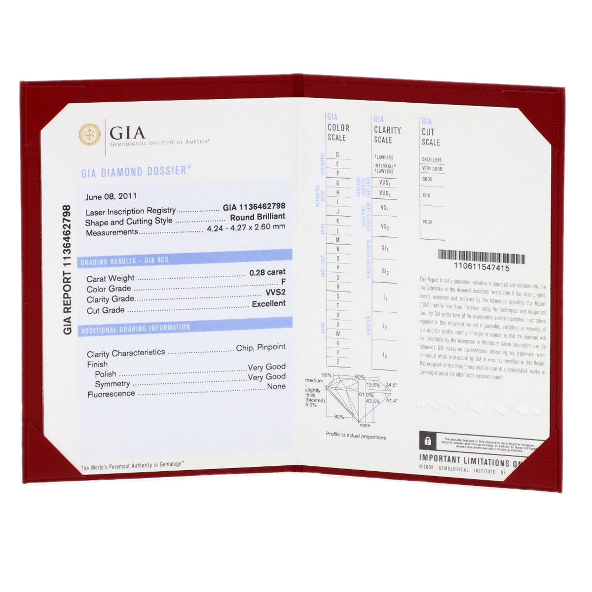 CARTIER   Ring Solitaire 1P Diamond #49 Platinum PT950 Ladies