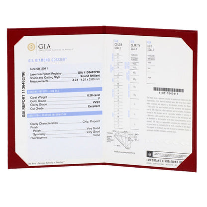 CARTIER   Ring Solitaire 1P Diamond #49 Platinum PT950 Ladies