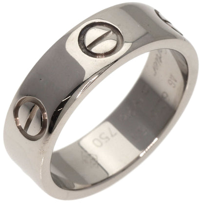 CARTIER   Ring love ring #50 K18 White Gold Ladies