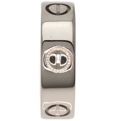 CARTIER   Ring love ring #50 K18 White Gold Ladies