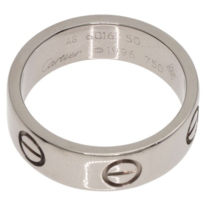 CARTIER   Ring love ring #50 K18 White Gold Ladies