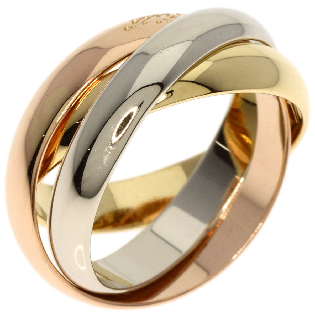 CARTIER   Ring Trinity #50 K18 Yellow Gold K18 White GoldLadies