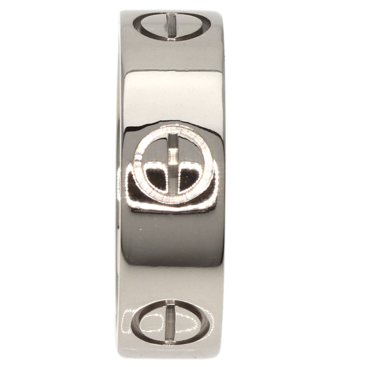 CARTIER   Ring love ring #49 K18 White Gold Ladies