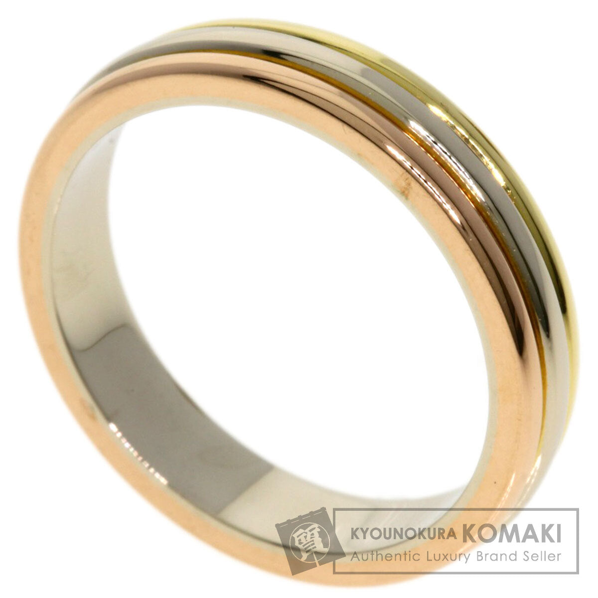 CARTIER   Ring Three color # 50 K18 Yellow Gold 18K Pink GoldLadies