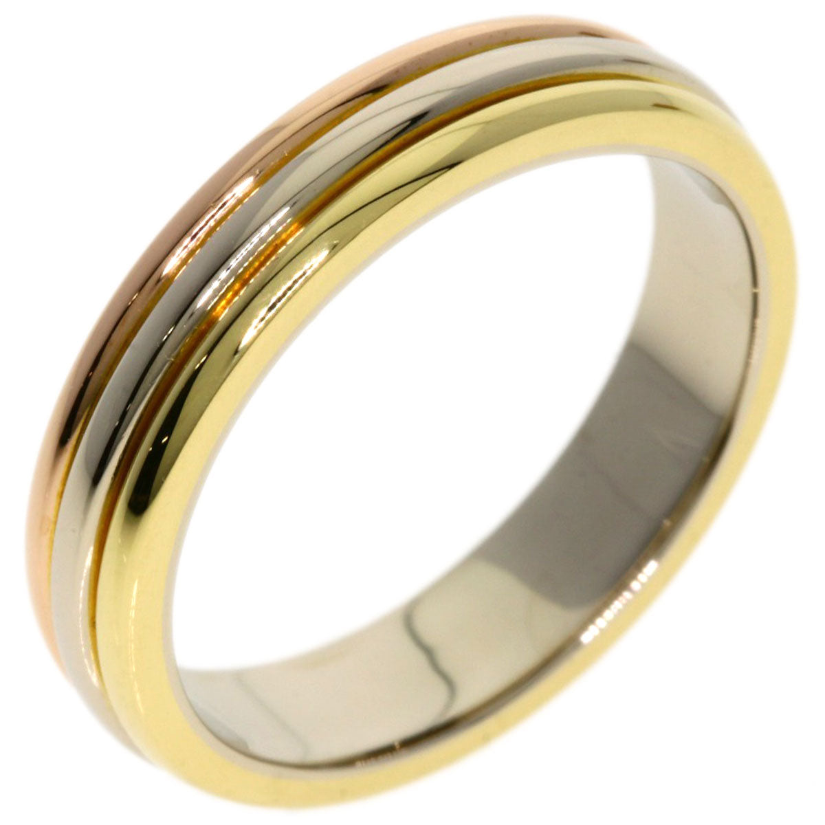CARTIER   Ring Three color # 50 K18 Yellow Gold 18K Pink GoldLadies