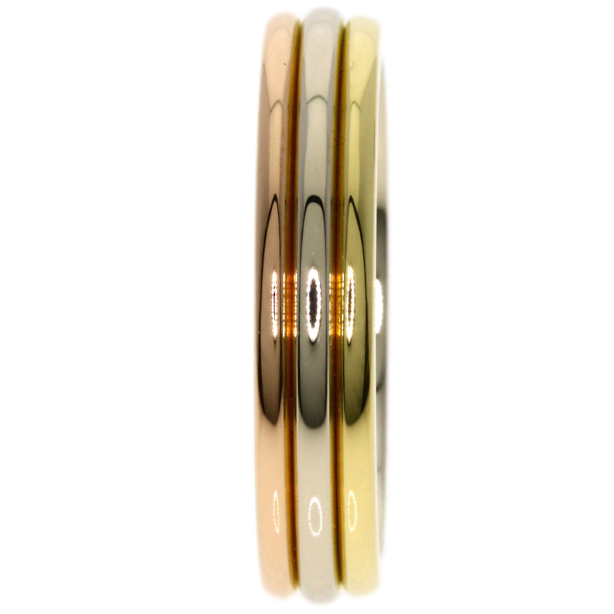 CARTIER   Ring Three color # 50 K18 Yellow Gold 18K Pink GoldLadies