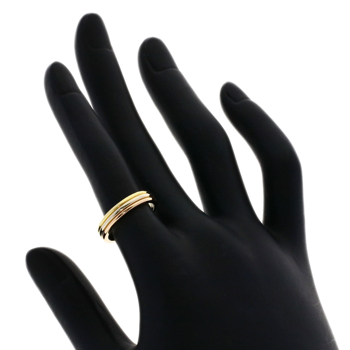 CARTIER   Ring Three color # 50 K18 Yellow Gold 18K Pink GoldLadies