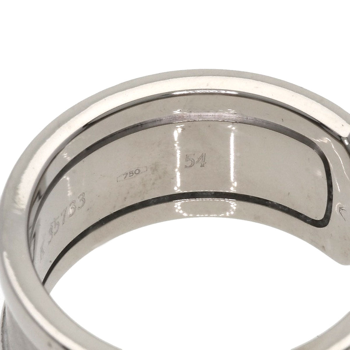 CARTIER   Ring C2 ring LM # 54 K18 White Gold Ladies