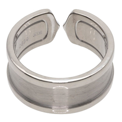 CARTIER   Ring C2 Ring LM #61 K18 White Gold unisex