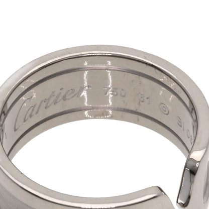 CARTIER   Ring C2 Ring LM #61 K18 White Gold unisex