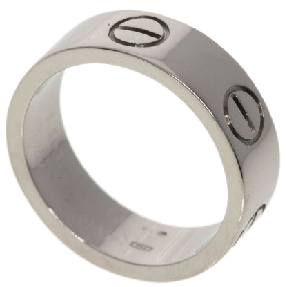 CARTIER   Ring love ring #48 K18 White Gold Ladies