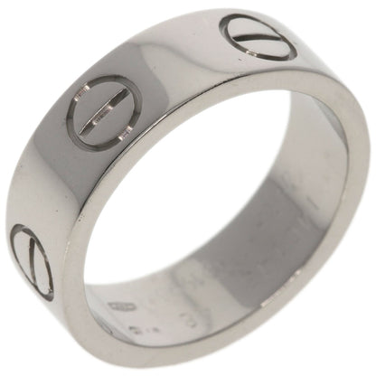 CARTIER   Ring love ring #48 K18 White Gold Ladies