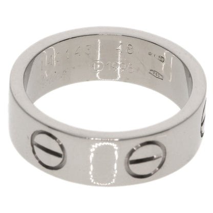 CARTIER   Ring love ring #48 K18 White Gold Ladies