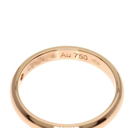 CARTIER   Ring 1P Diamond Classic Wedding #47 K18 Pink Gold Ladies