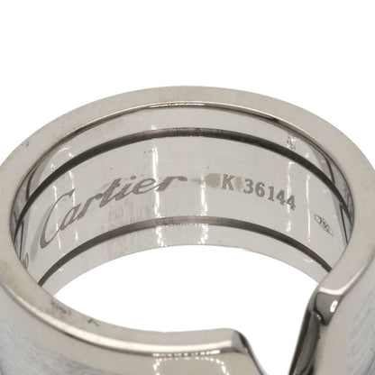 CARTIER   Ring C2 ring LM # 53 K18 White Gold Ladies