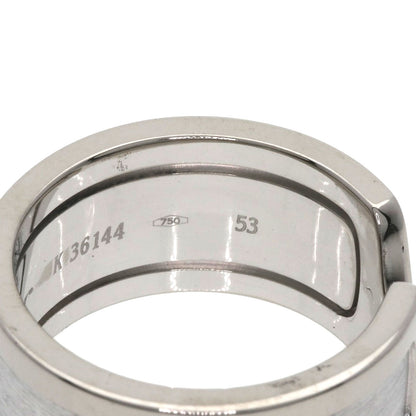 CARTIER   Ring C2 ring LM # 53 K18 White Gold Ladies