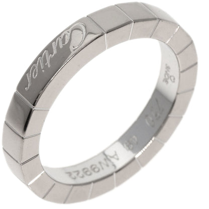 CARTIER   Ring Lanière ring #49 K18 White Gold Ladies