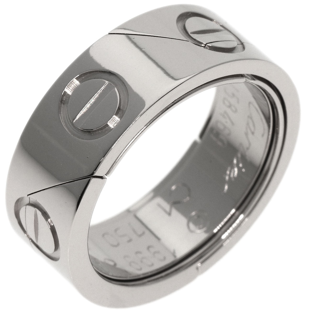 CARTIER   Ring Astro love ring 1999 Christmas limited edition #51 K18 White Gold Ladies