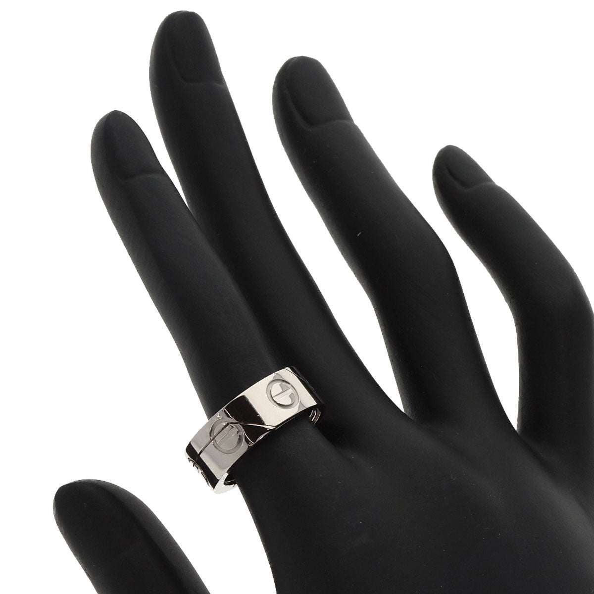 CARTIER   Ring Astro love ring 1999 Christmas limited edition #51 K18 White Gold Ladies