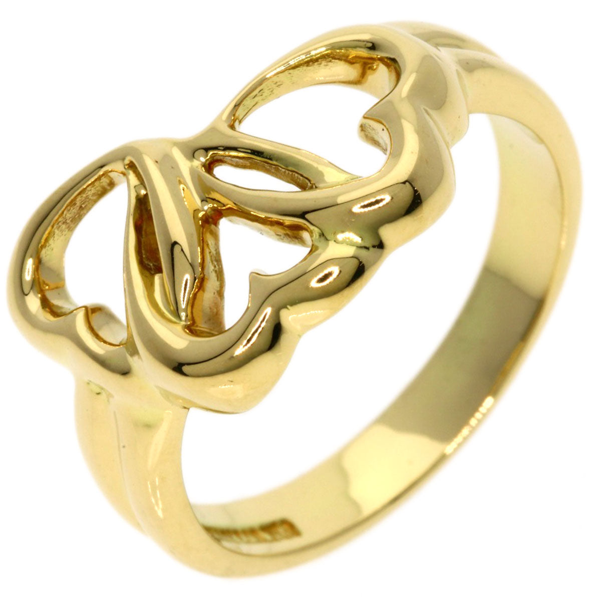 TIFFANY&Co.   Ring Triple heart K18 Yellow Gold Ladies