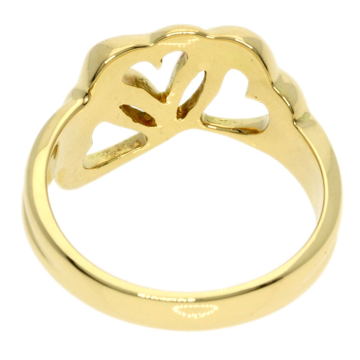 TIFFANY&Co.   Ring Triple heart K18 Yellow Gold Ladies