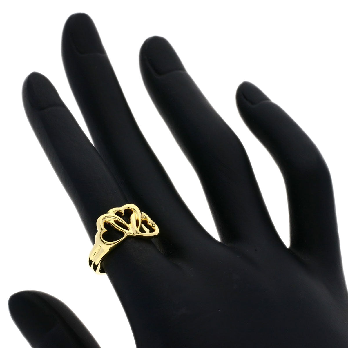 TIFFANY&Co.   Ring Triple heart K18 Yellow Gold Ladies