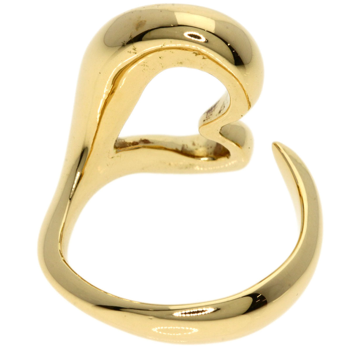 TIFFANY&Co.   Ring Open heart K18 Yellow Gold Ladies