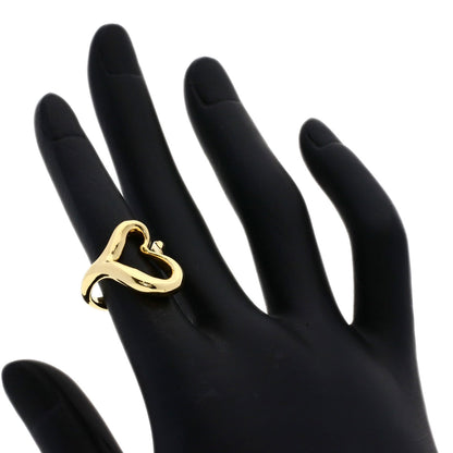 TIFFANY&Co.   Ring Open heart K18 Yellow Gold Ladies