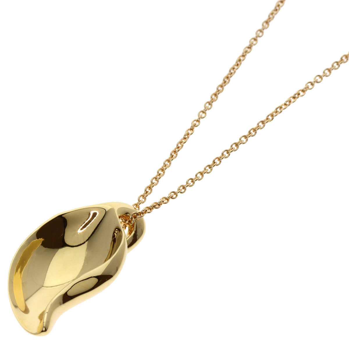 TIFFANY&Co.   Necklace Leaf K18 Yellow Gold Ladies