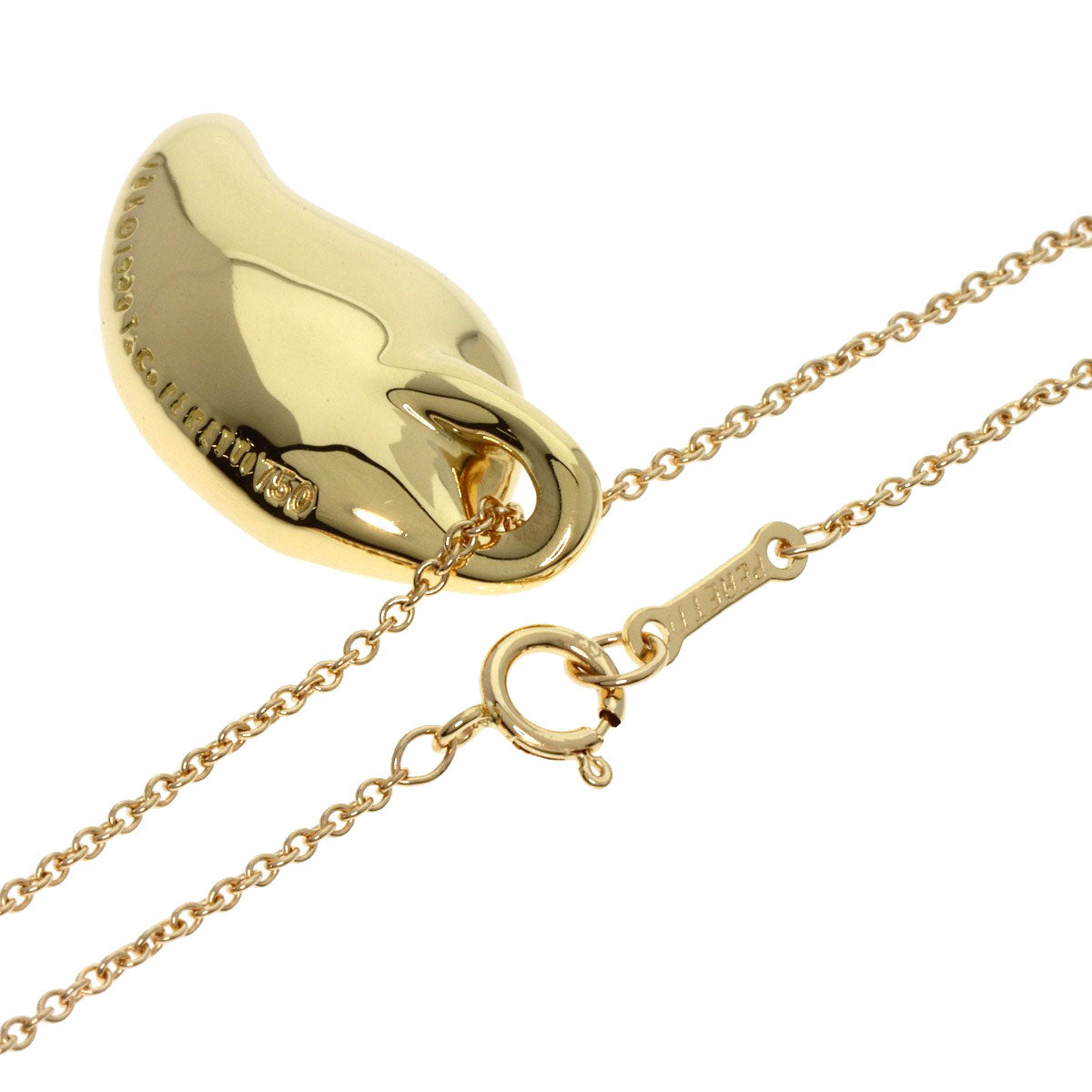 TIFFANY&Co.   Necklace Leaf K18 Yellow Gold Ladies