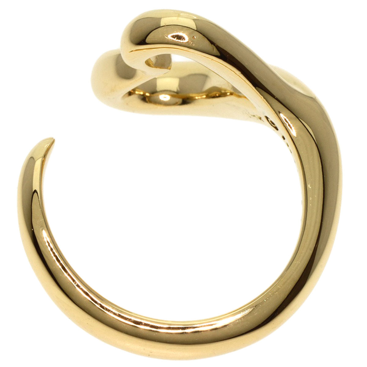 TIFFANY&Co.   Ring Open heart K18 Yellow Gold Ladies