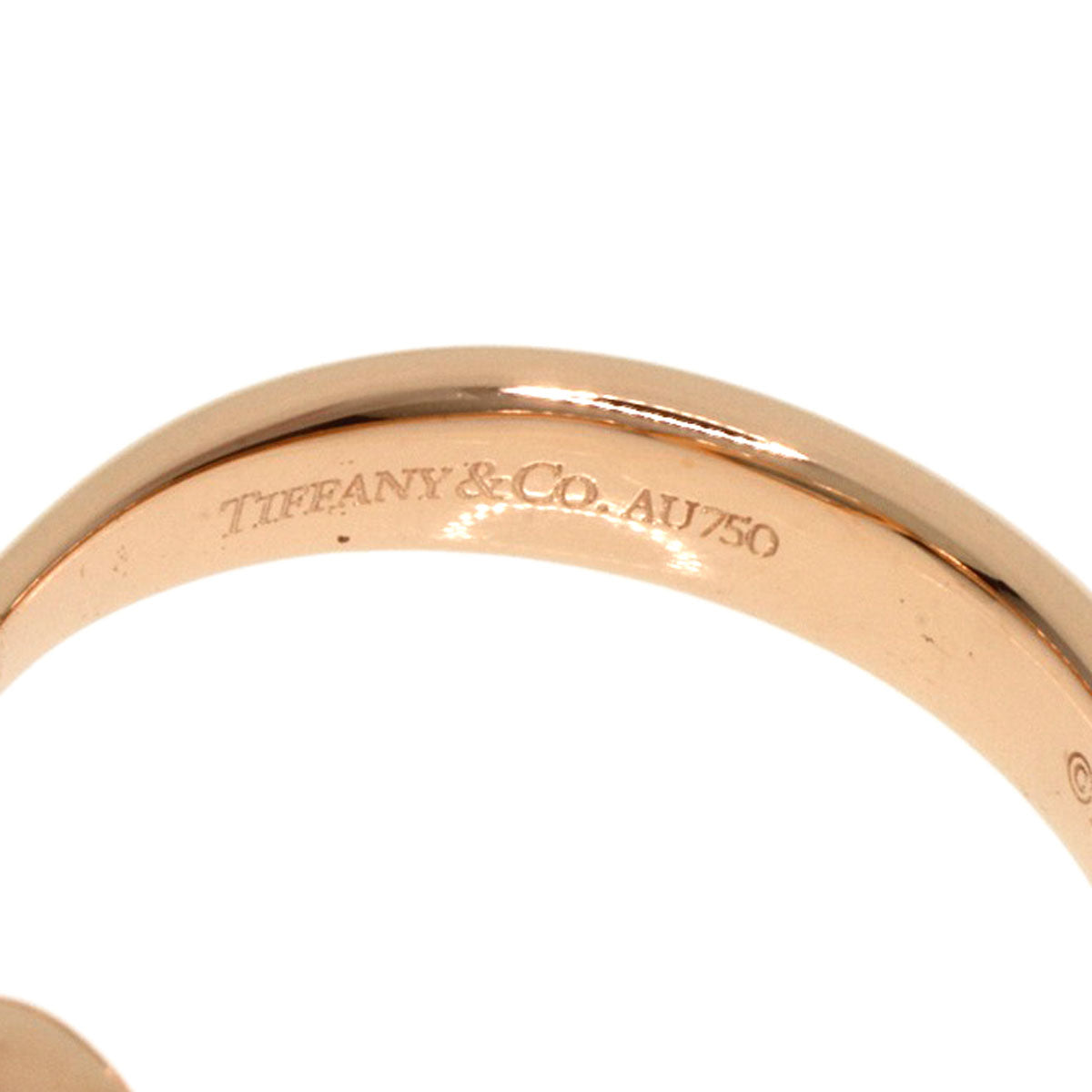 TIFFANY&Co.   Ring Open heart K18 Pink Gold Ladies