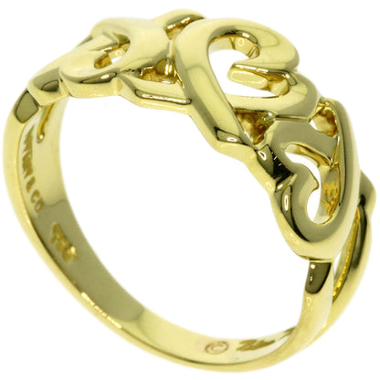 TIFFANY&Co.   Ring Triple rubbing heart K18 Yellow Gold Ladies