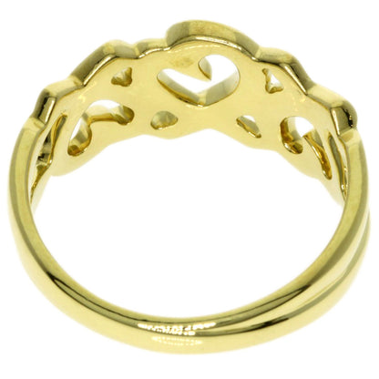 TIFFANY&Co.   Ring Triple rubbing heart K18 Yellow Gold Ladies