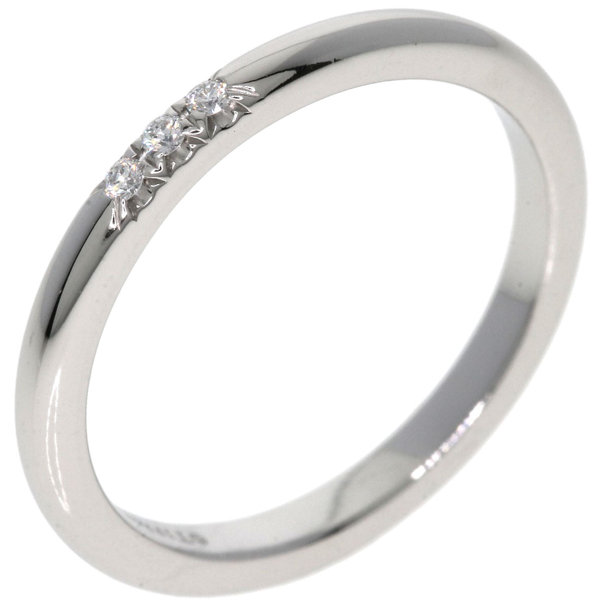 TIFFANY&Co. Forever Wedding Band Diamond Ring Platinum PT950 Ladies [Used]