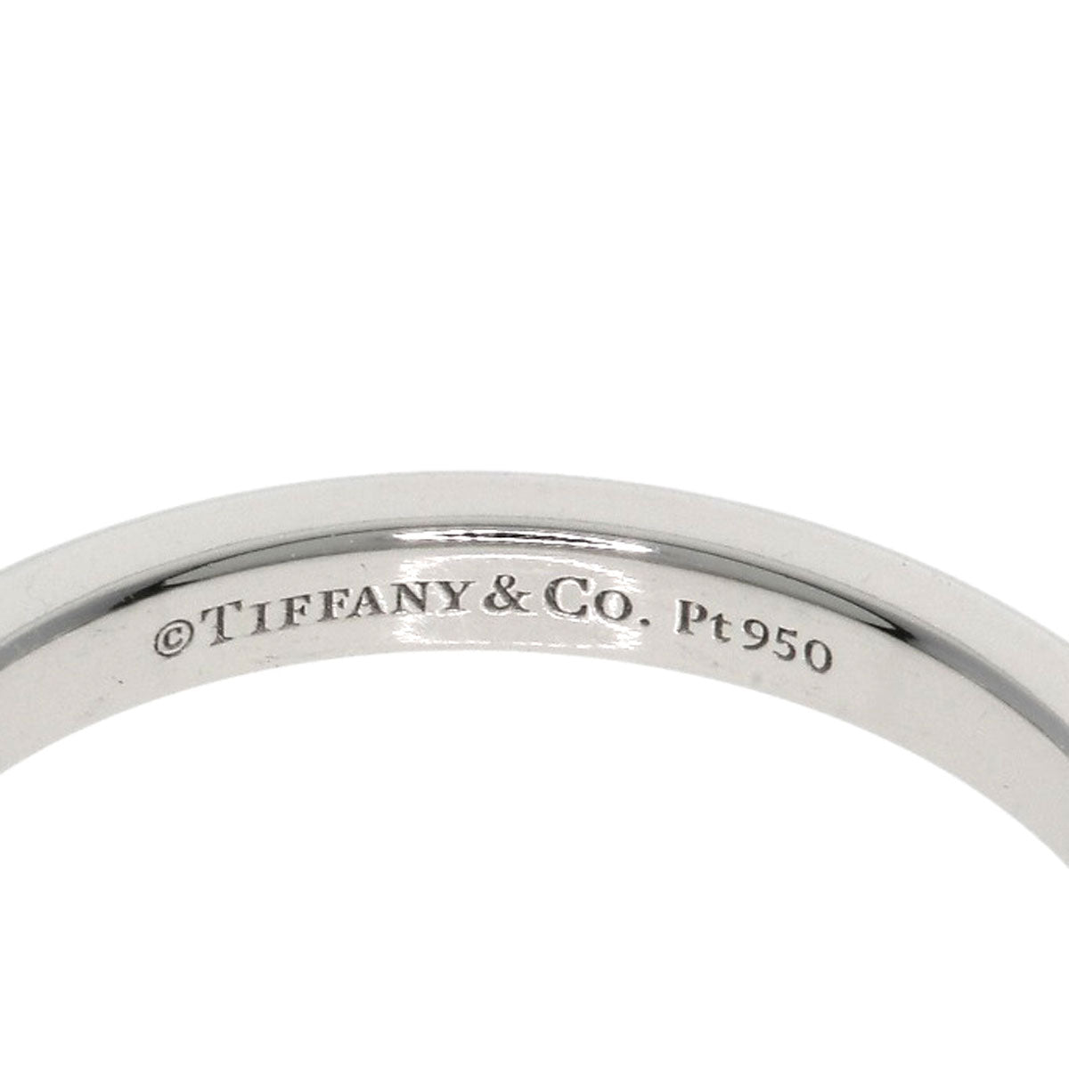 TIFFANY&Co. Forever Wedding Band Diamond Ring Platinum PT950 Ladies [Used]