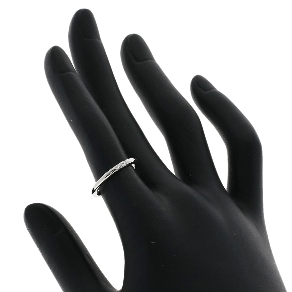 TIFFANY&Co. Forever Wedding Band Diamond Ring Platinum PT950 Ladies [Used]